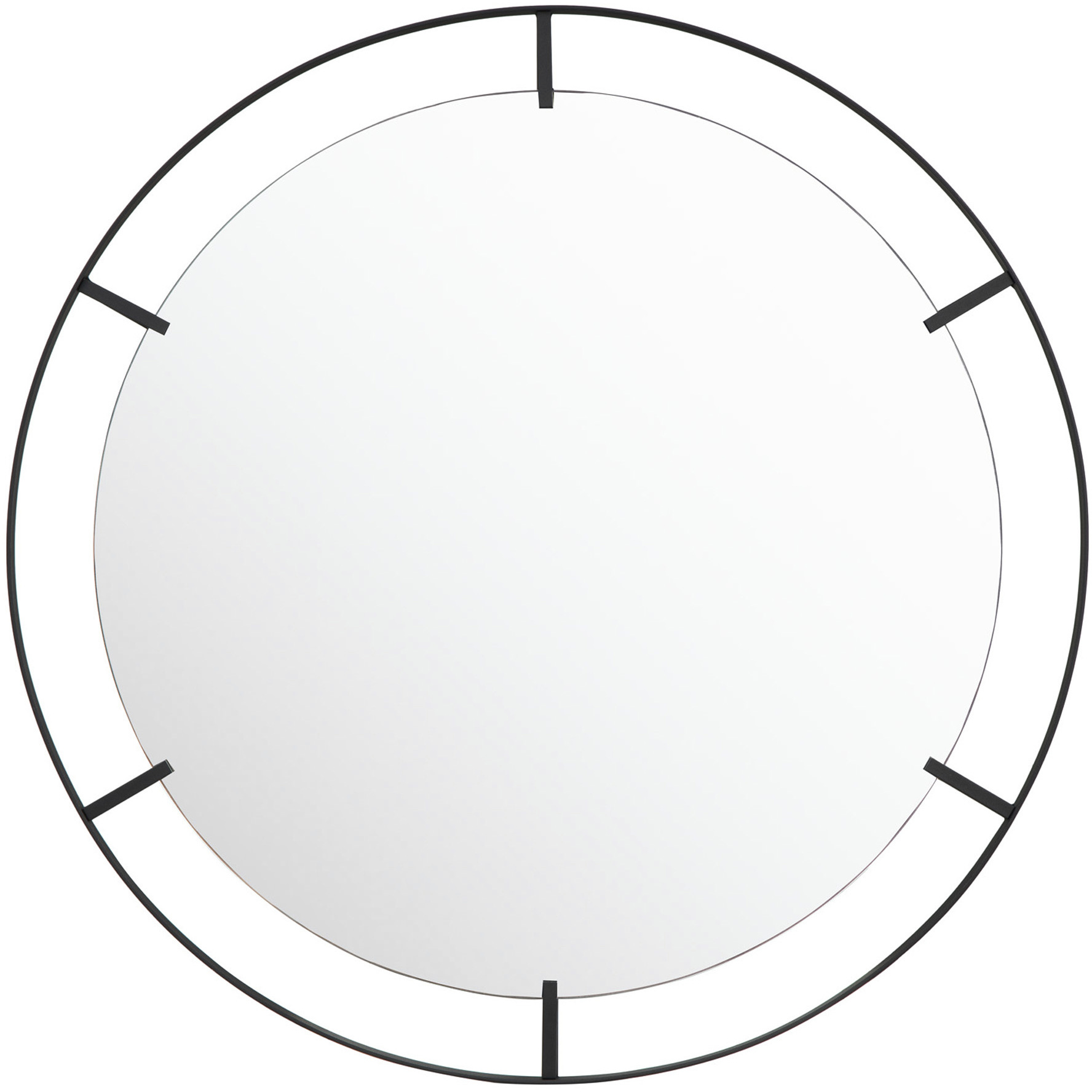 Tabon 30 X 30 inch Black Accent Mirror