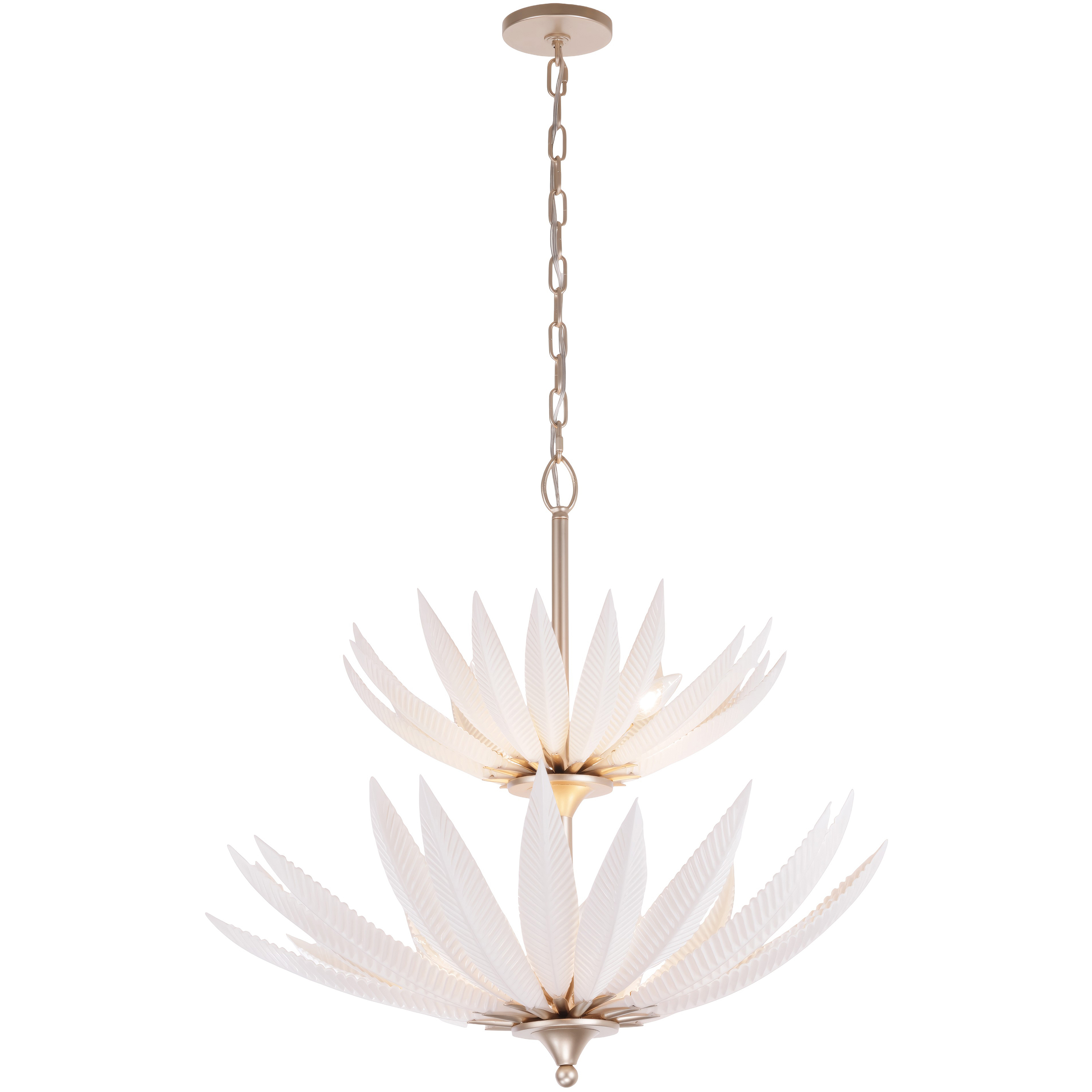 Zanara 9 Light 26 inch Gold Dust Pendant Ceiling Light
