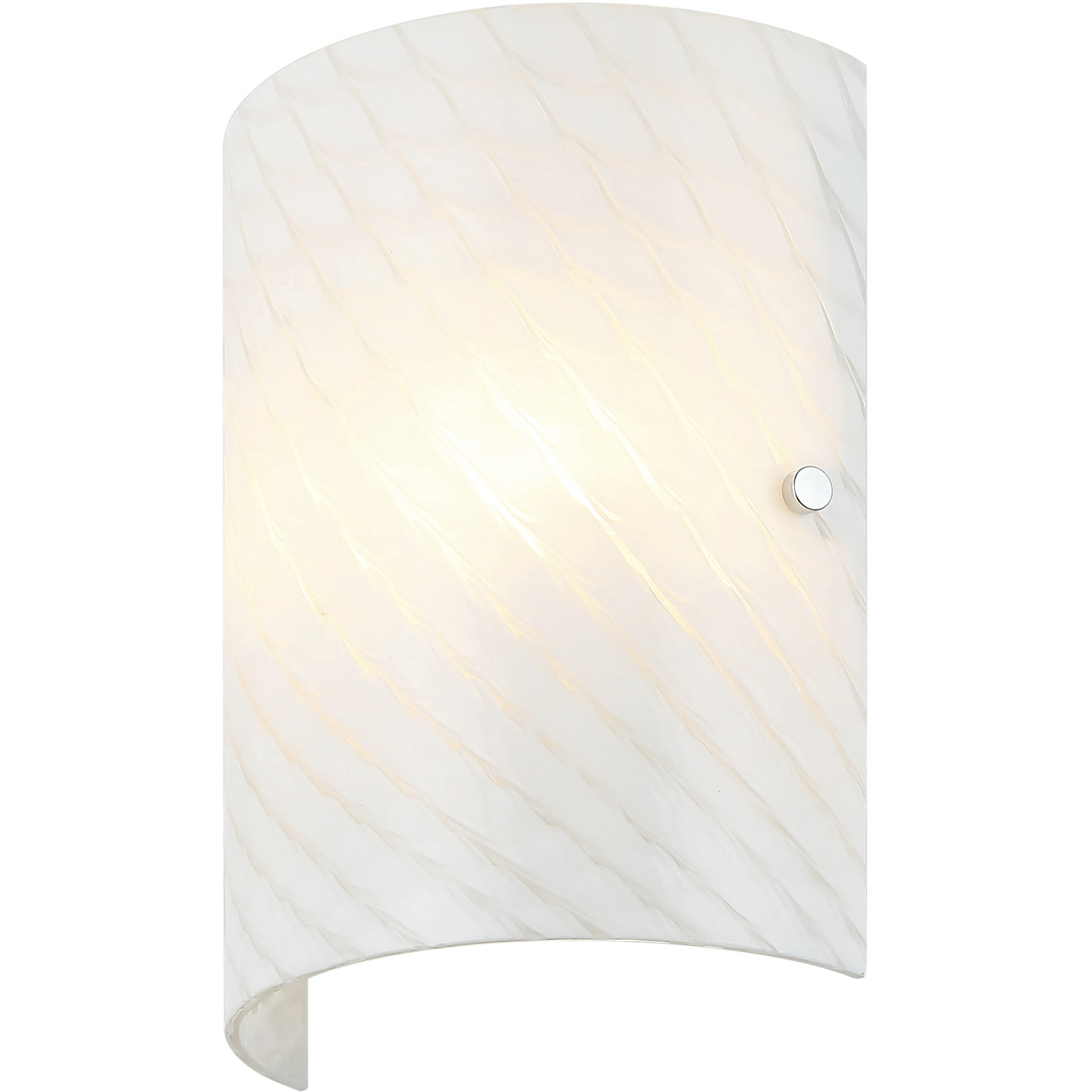Swirled 2 Light 8 inch Chrome ADA Wall Sconce Wall Light