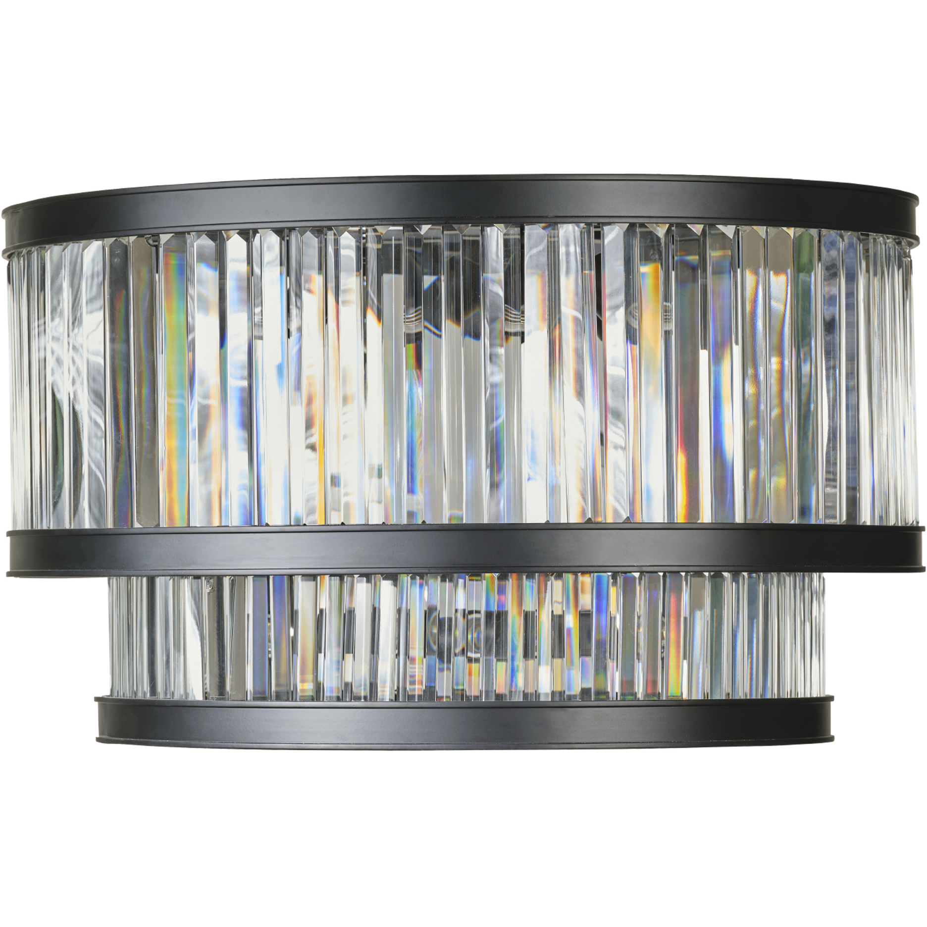 Double Take 2 Light 10.25 inch Heritage Black Wall Sconce Wall Light