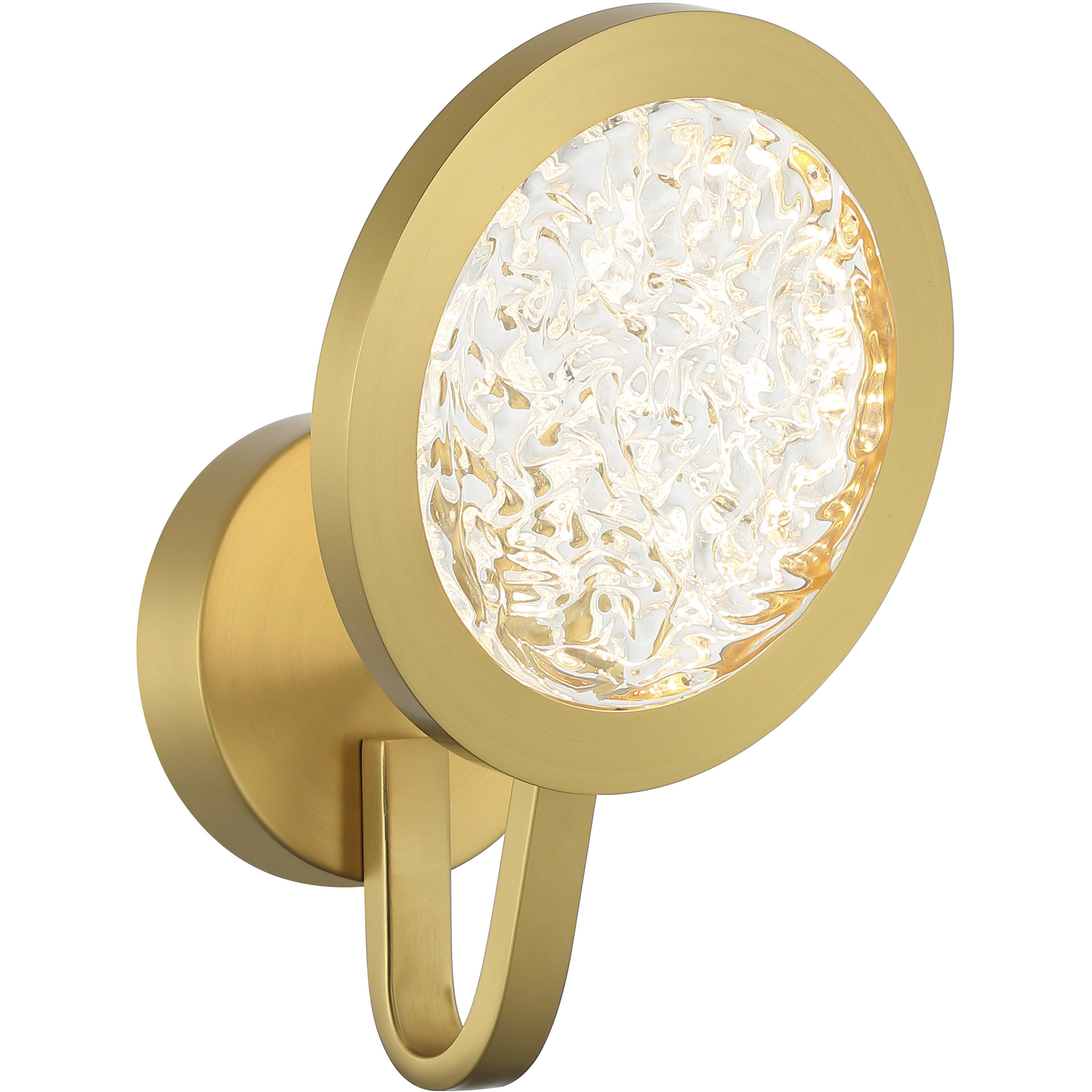 Sherlock 1 Light 7.25 inch Satin Brass Wall Sconce Wall Light
