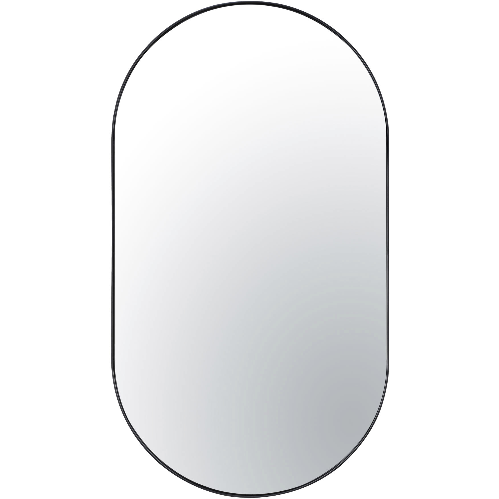Capsule 40 X 22 inch Black Wall Mirror