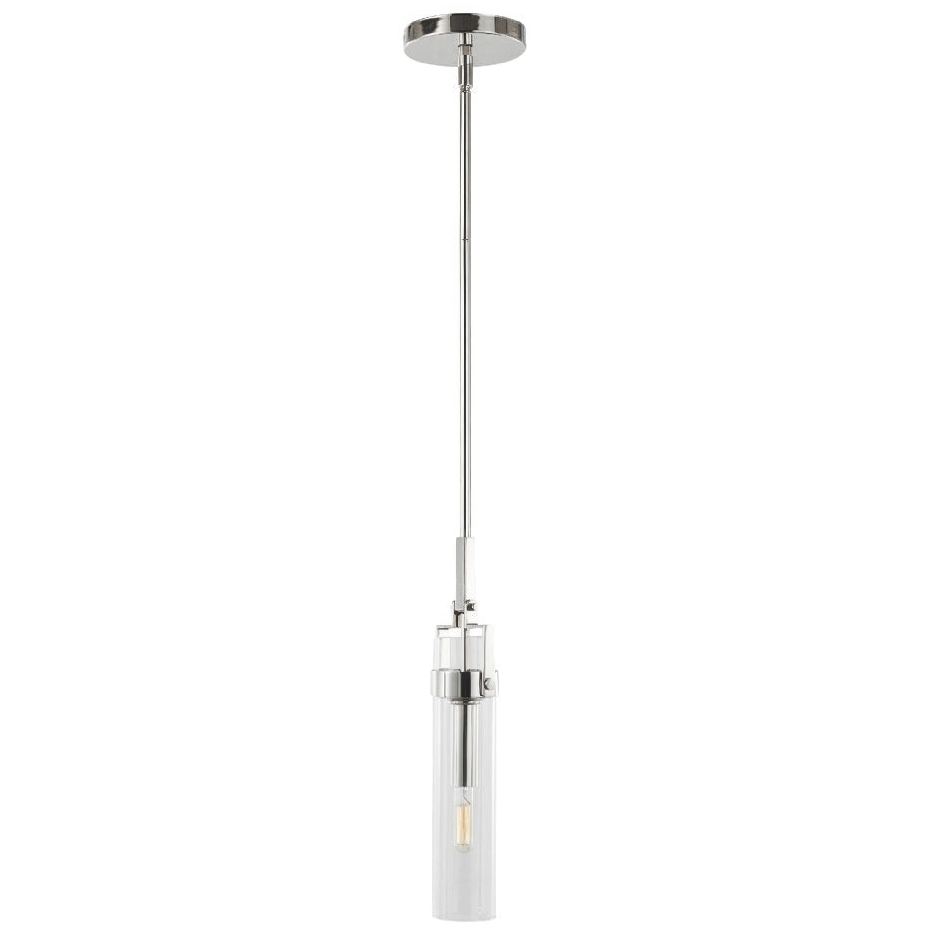 Foxwich 1 Light 7.8 inch Polished Nickel Pendant Ceiling Light, Luz Studio