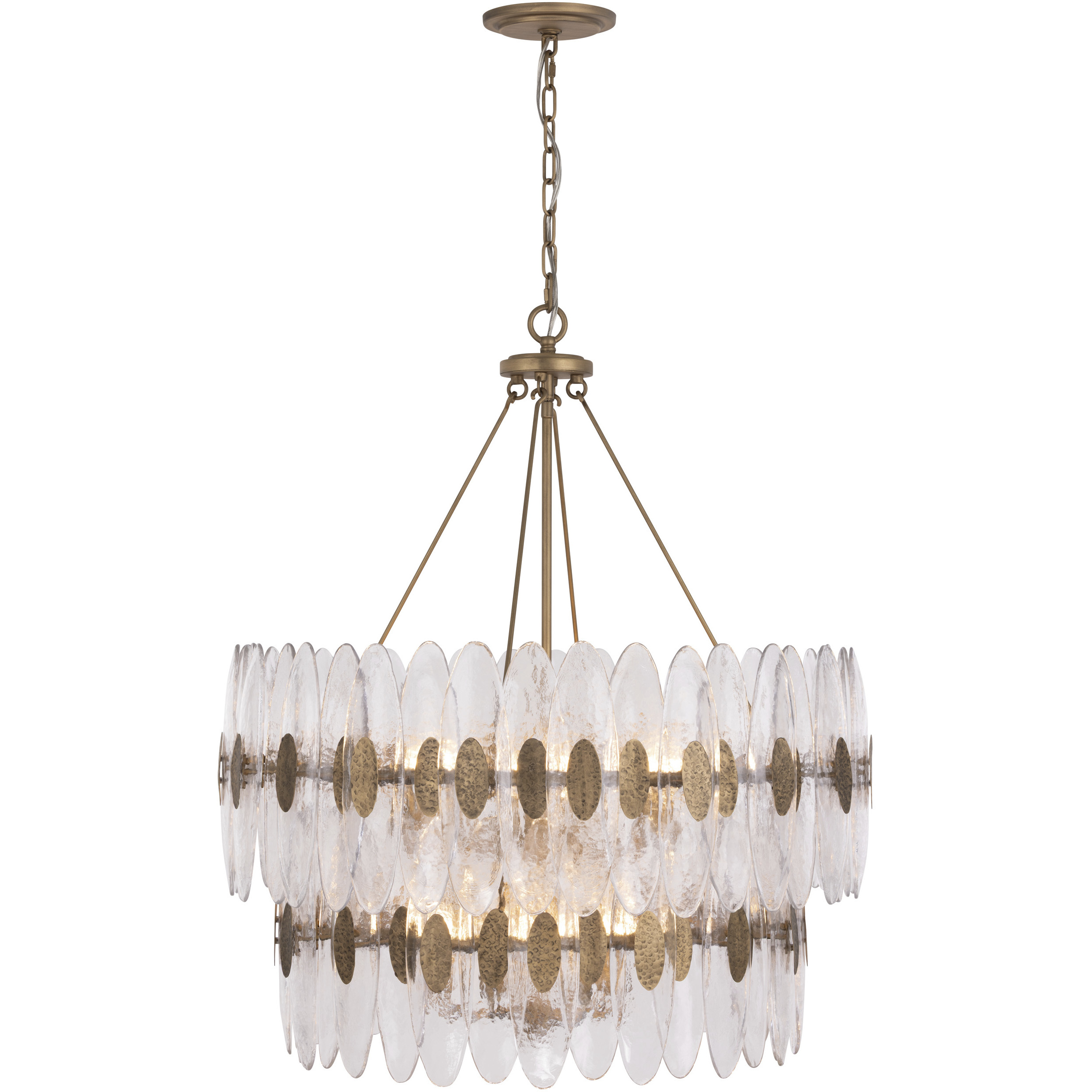 Aurora 14 Light 32 inch Havana Gold Pendant Ceiling Light