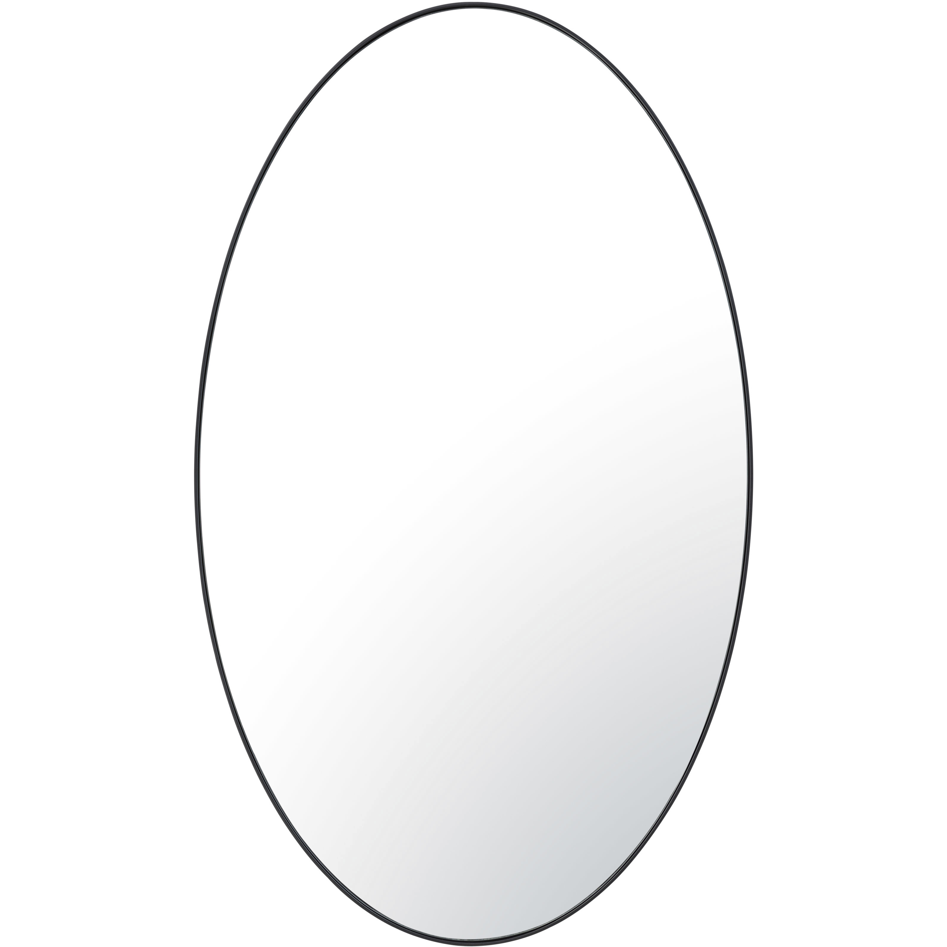 Tablet 40 X 24 inch Black Wall Mirror