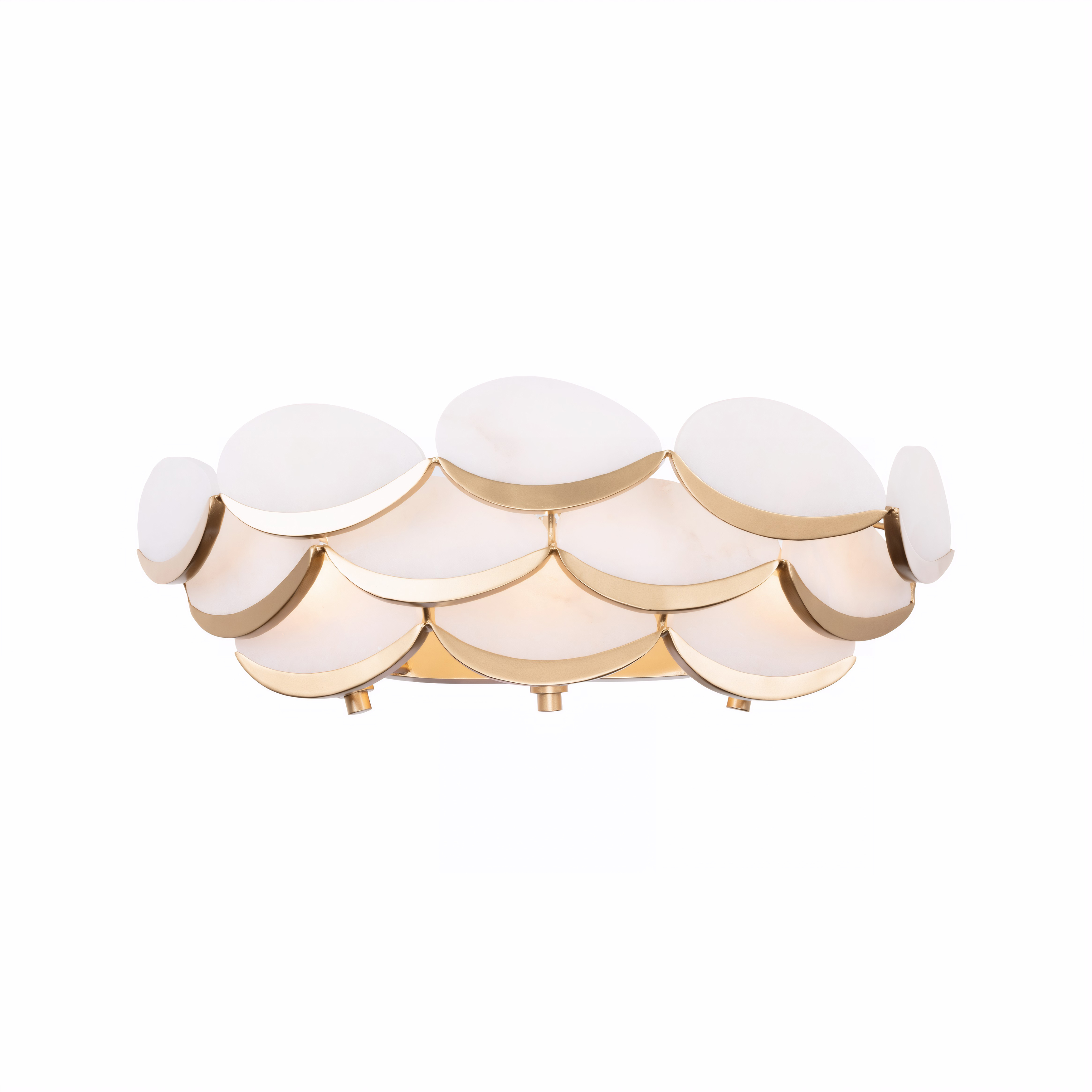 High Tide 3 Light 21.88 inch French Gold Vanity Light Wall Light