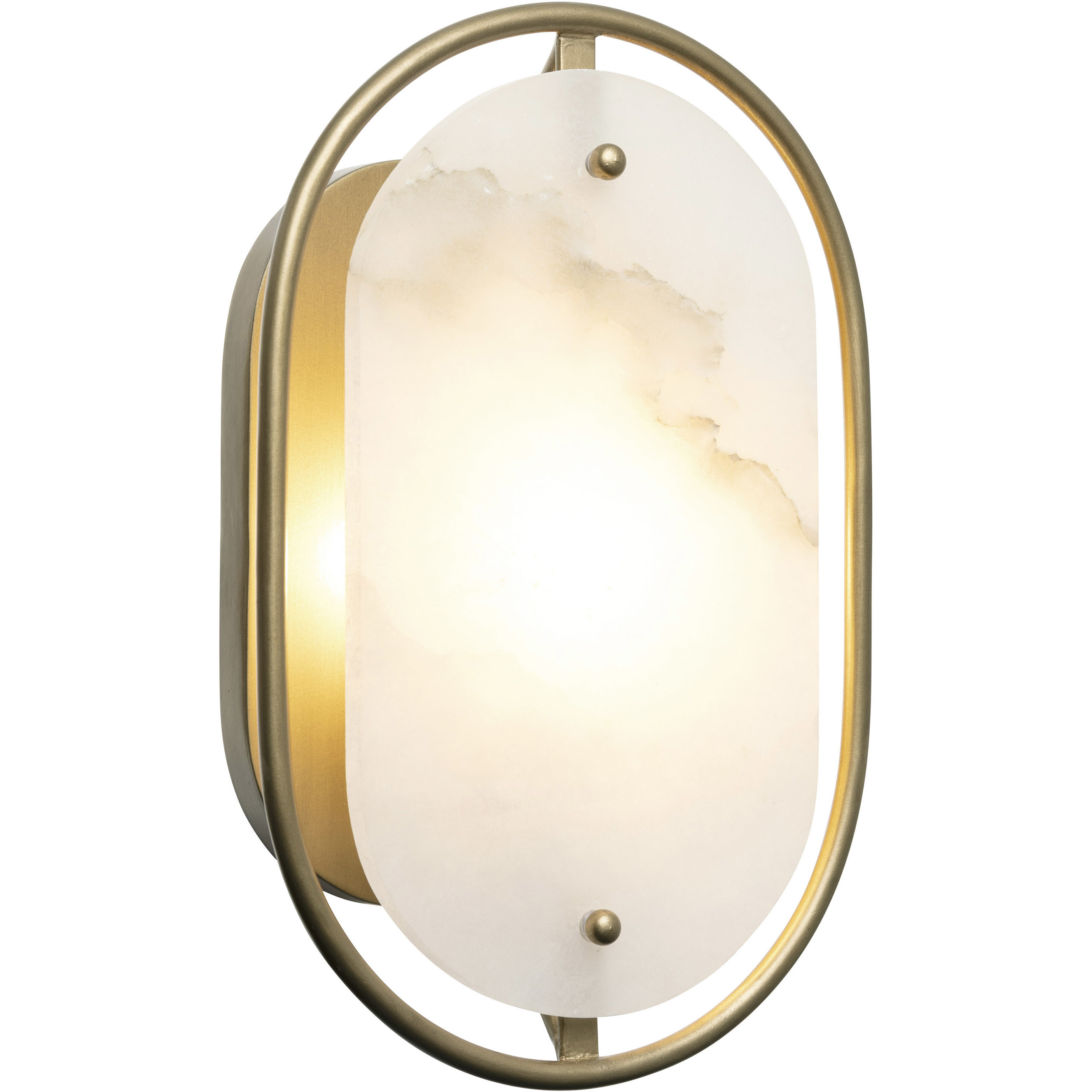 Panelist 1 Light 7.63 inch Brass Kisser Wall Sconce Wall Light