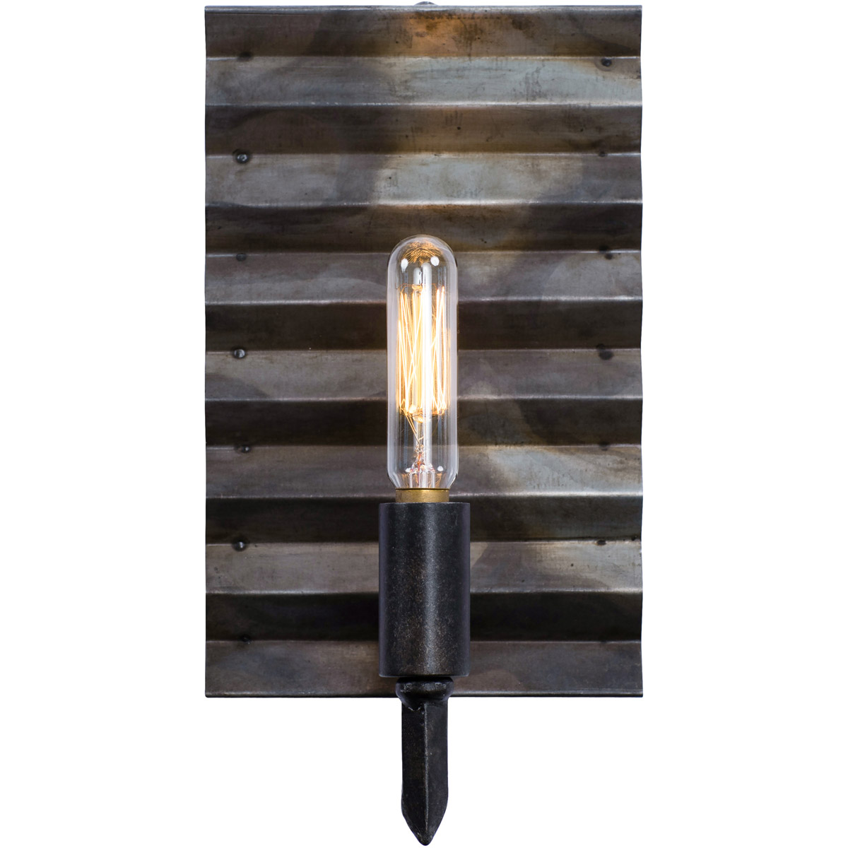 Flynne 1 Light 5 inch Ombre Galvanized Wall Sconce Wall Light