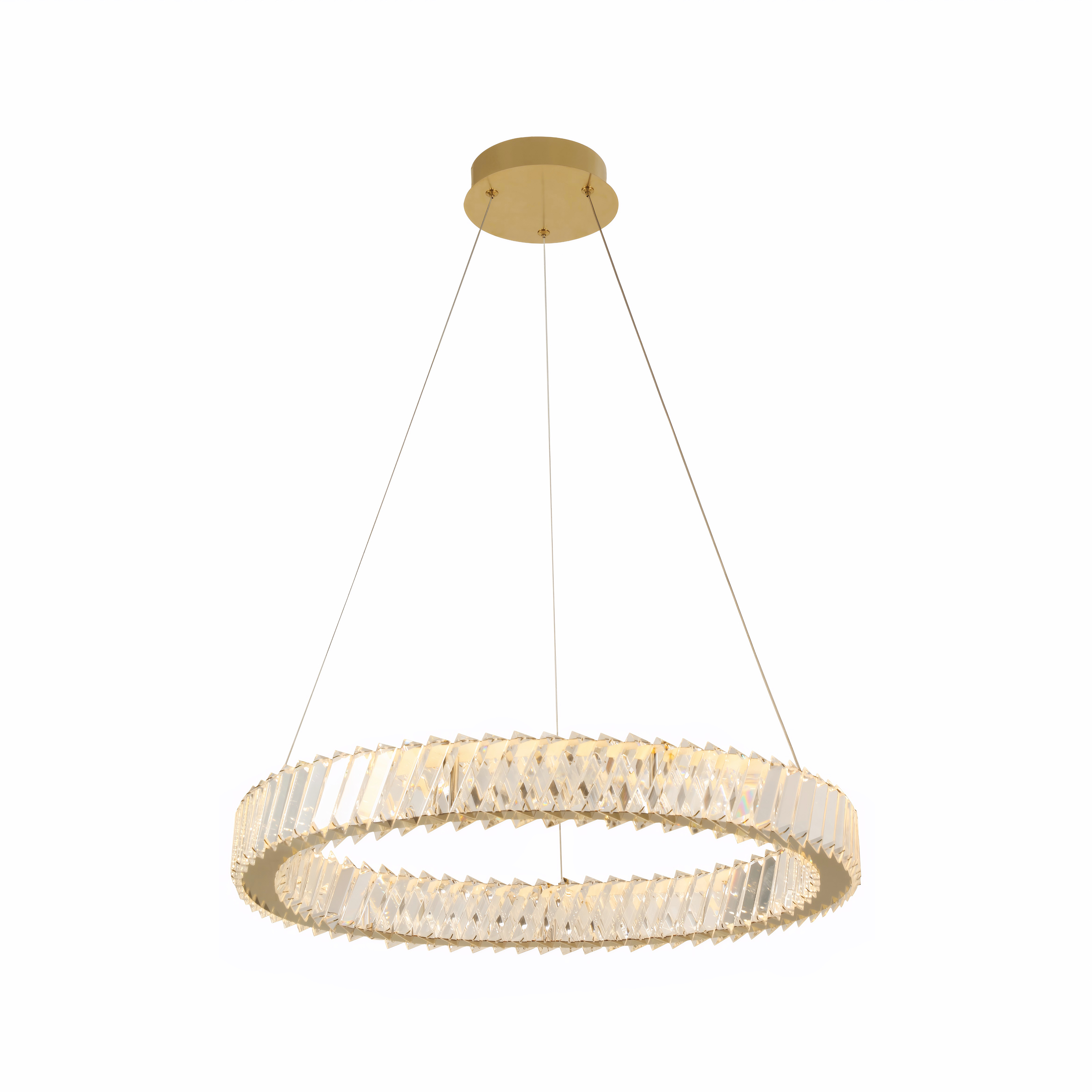 Golden Ratio 1 Light 23.6 inch Satin Gold Pendant Ceiling Light