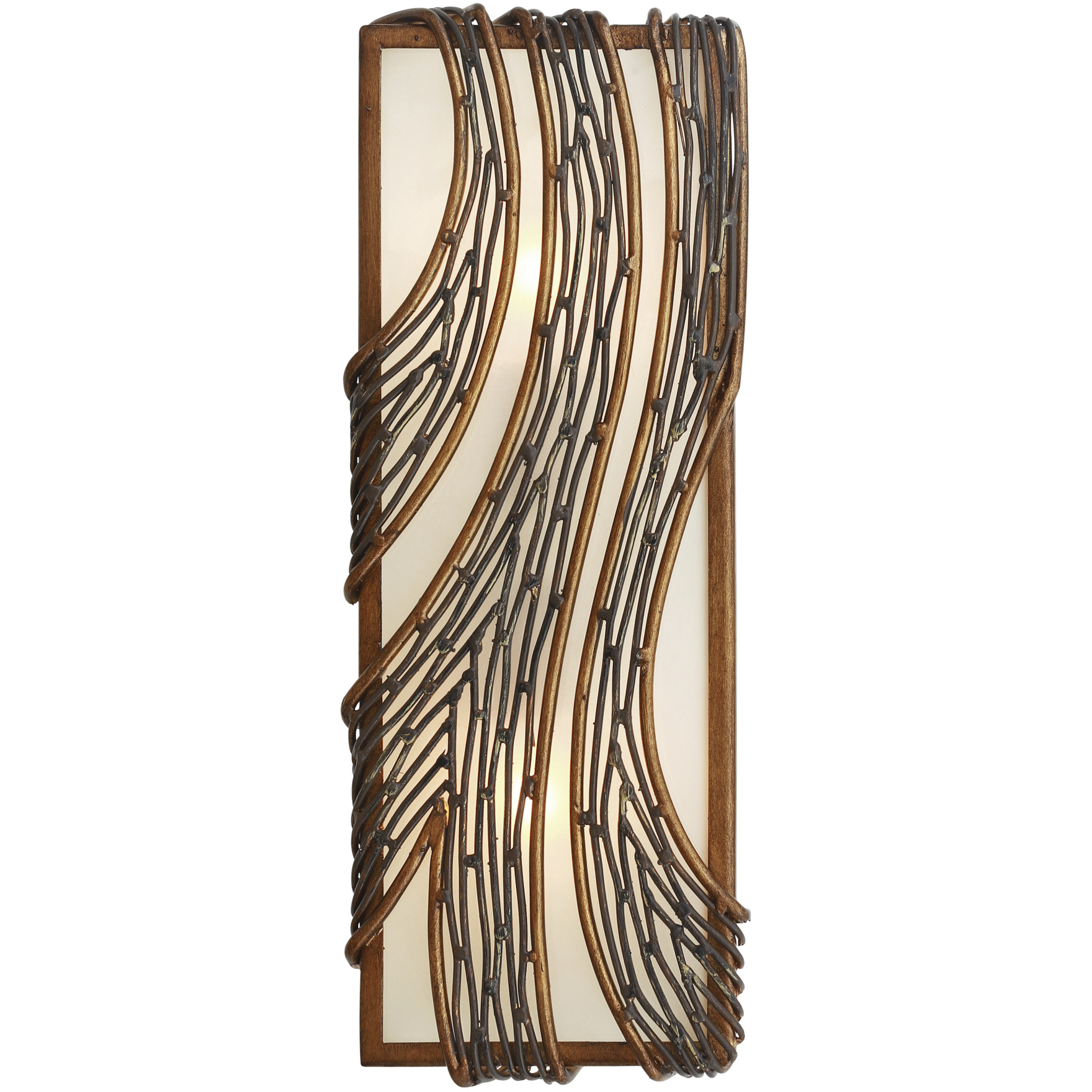 Flow 2 Light 6.5 inch Hammered Ore Wall Sconce Wall Light
