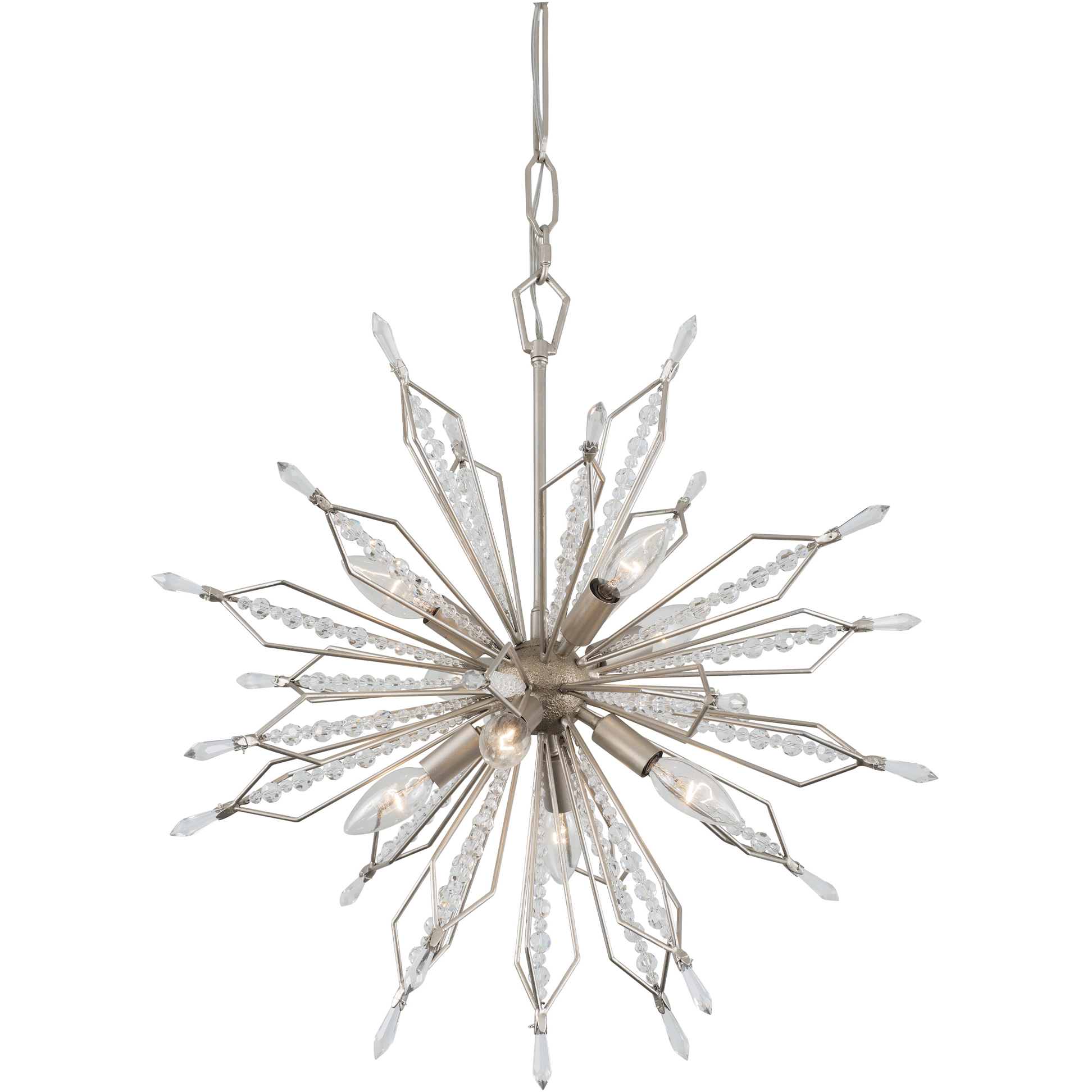 Orbital 8 Light 22 inch Gold Dust Pendant Ceiling Light