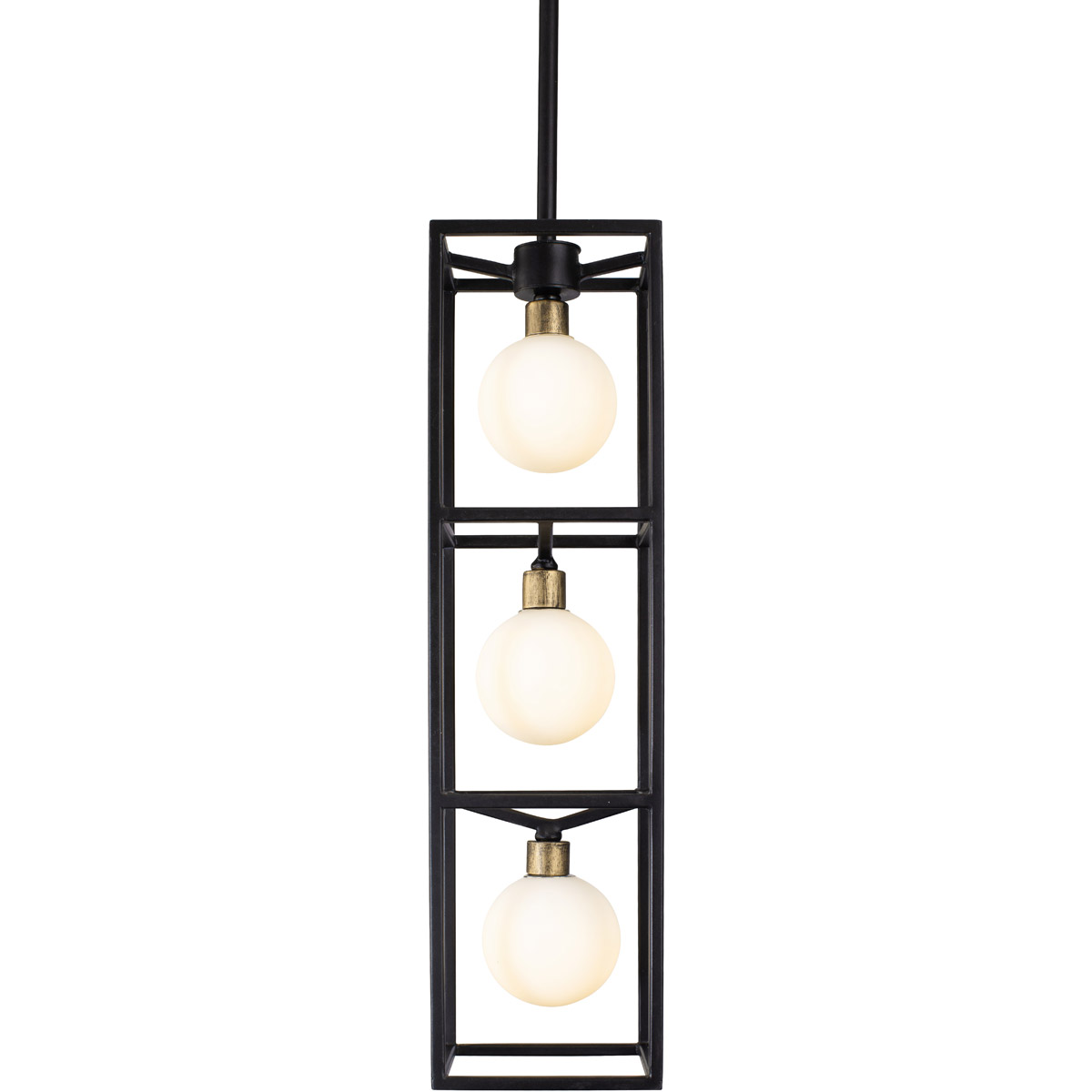 Plaza LED 5 inch Carbon and Havana Gold Foyer Pendant Ceiling Light